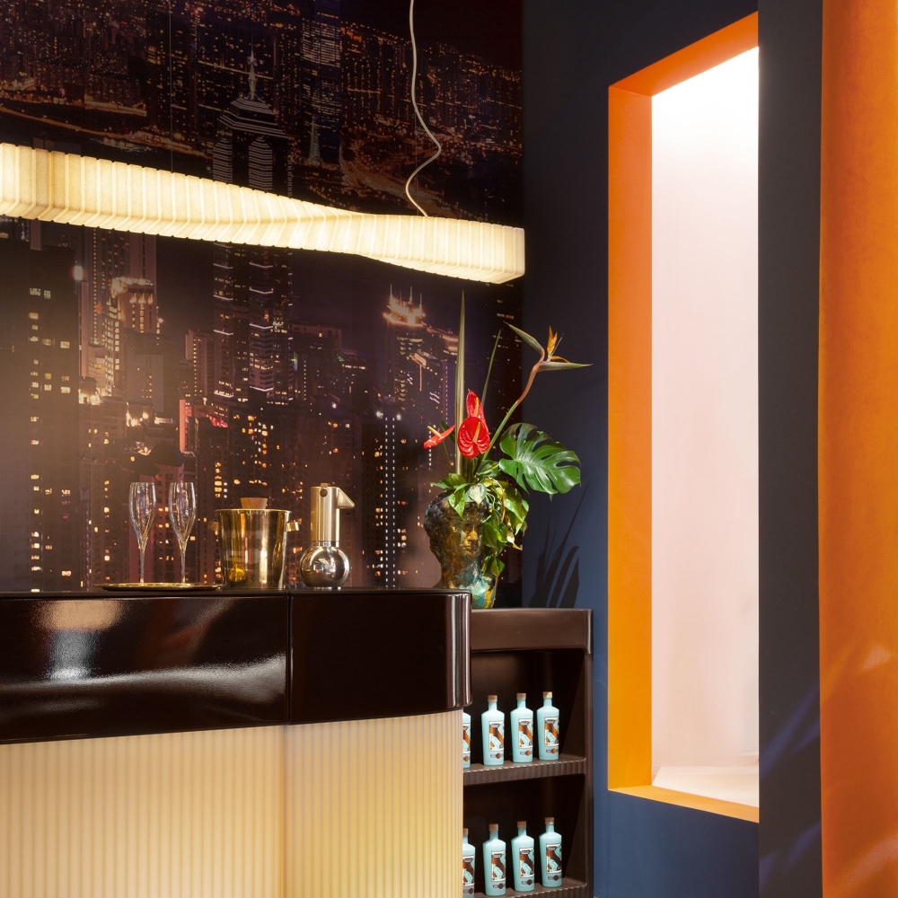 Slide Spin LED Modular Hanging Lamp