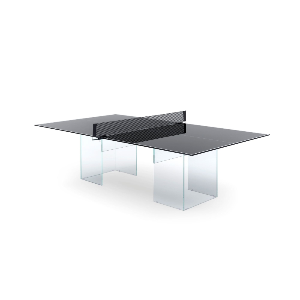 FAS Pendezza Tavolo da ping pong Crystal Black 274x152,5x76h cm