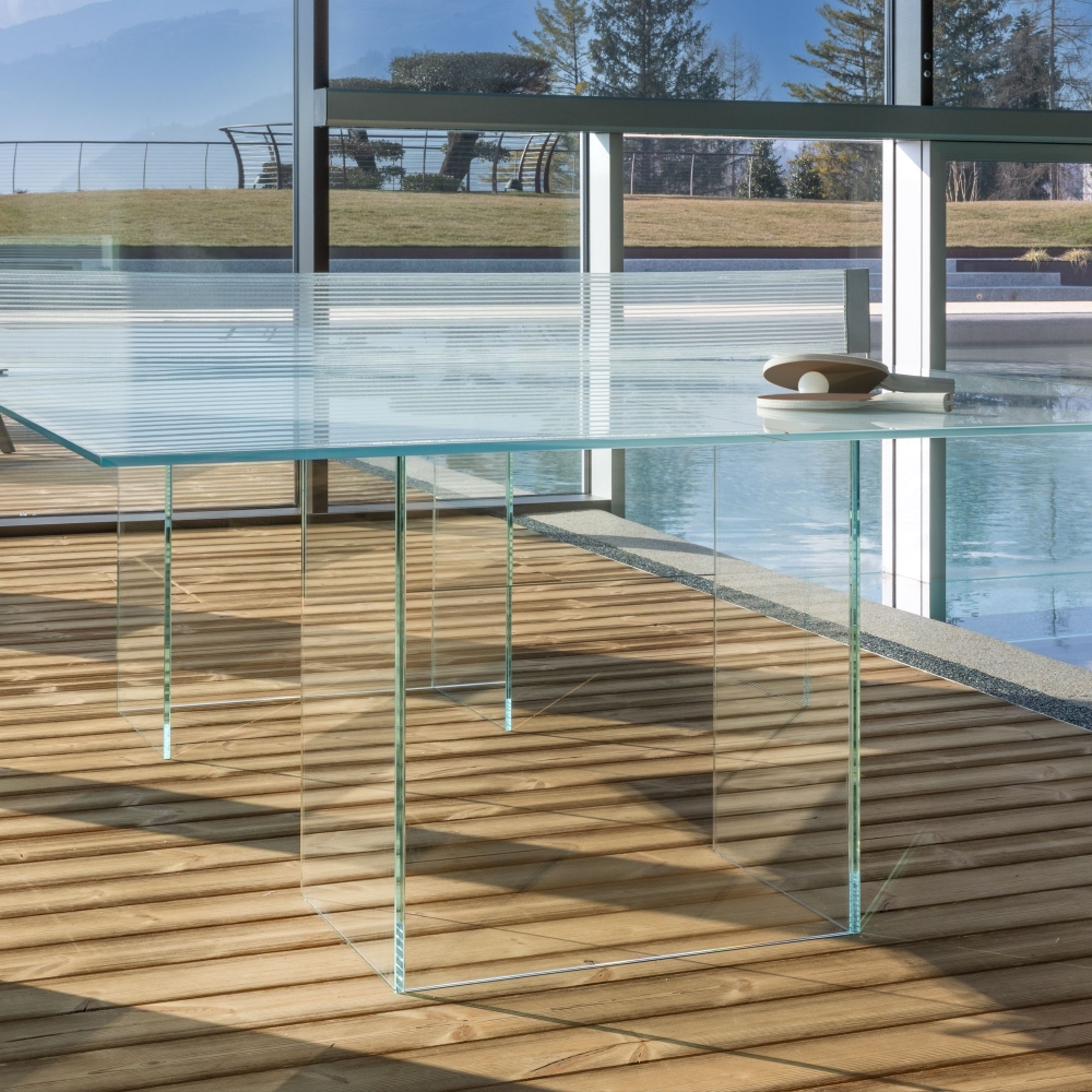 FAS Pendezza Tavolo da ping pong Crystal White 274x152,5x76h cm