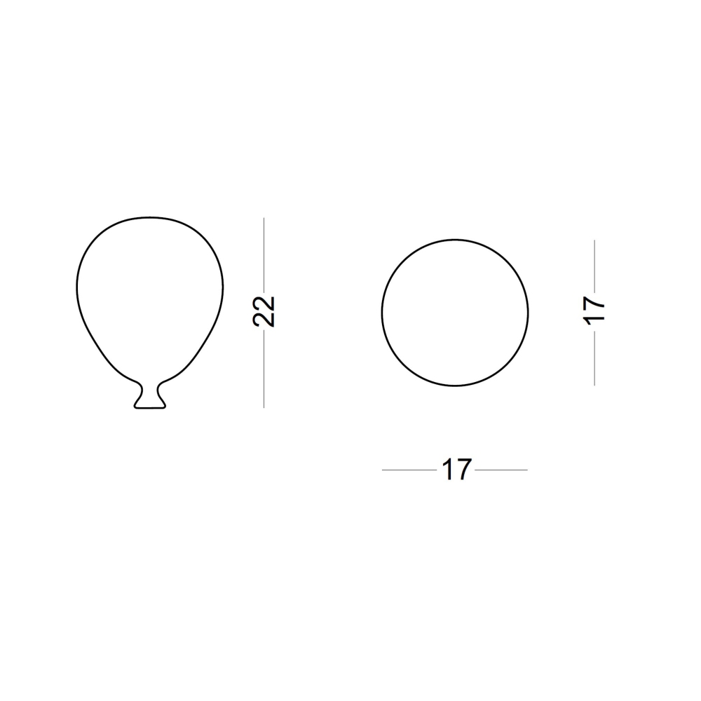 Slide Balloon 20 Pendant Lamp