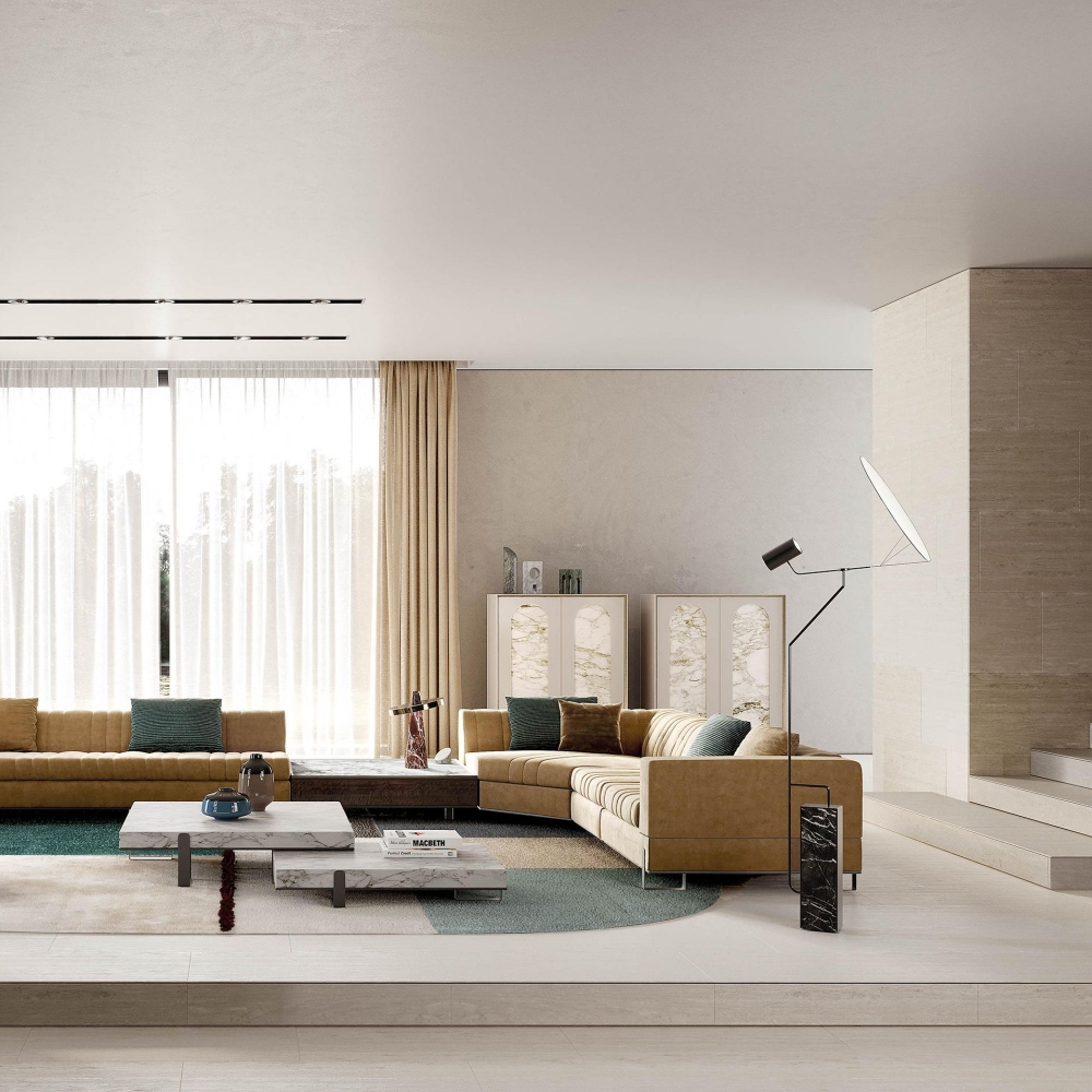 Capital Credenza Palladio con archi in marmo