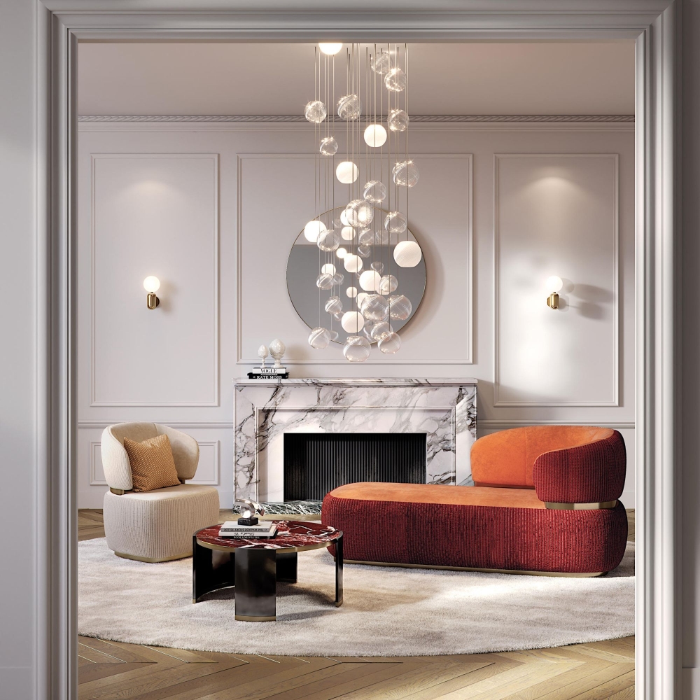 Capital Bon Ton right-facing Chaise longue