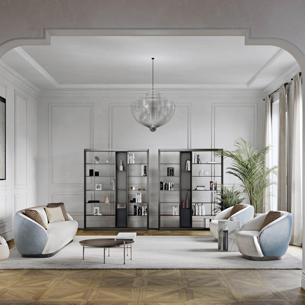 Capital Biblo Bookcase 125x35x202h cm