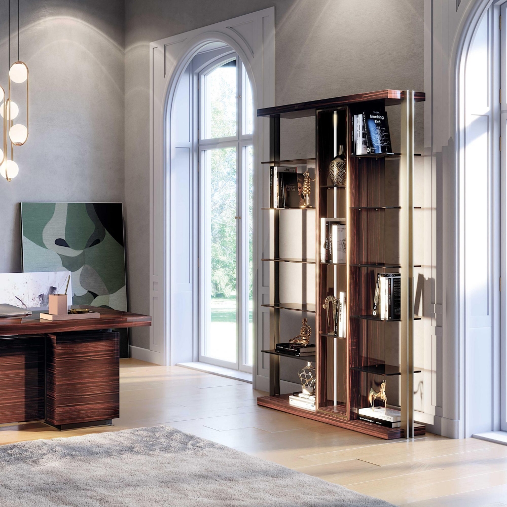 Capital Biblo Bookcase 125x35x202h cm