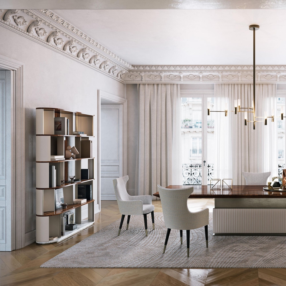 Capital Sipario Bookcase 160x35x214h cm