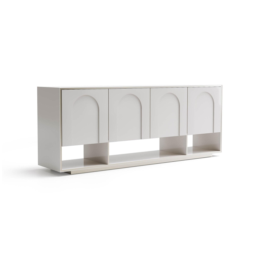 Capital Palladio Sideboard with matte lacquered metal arches