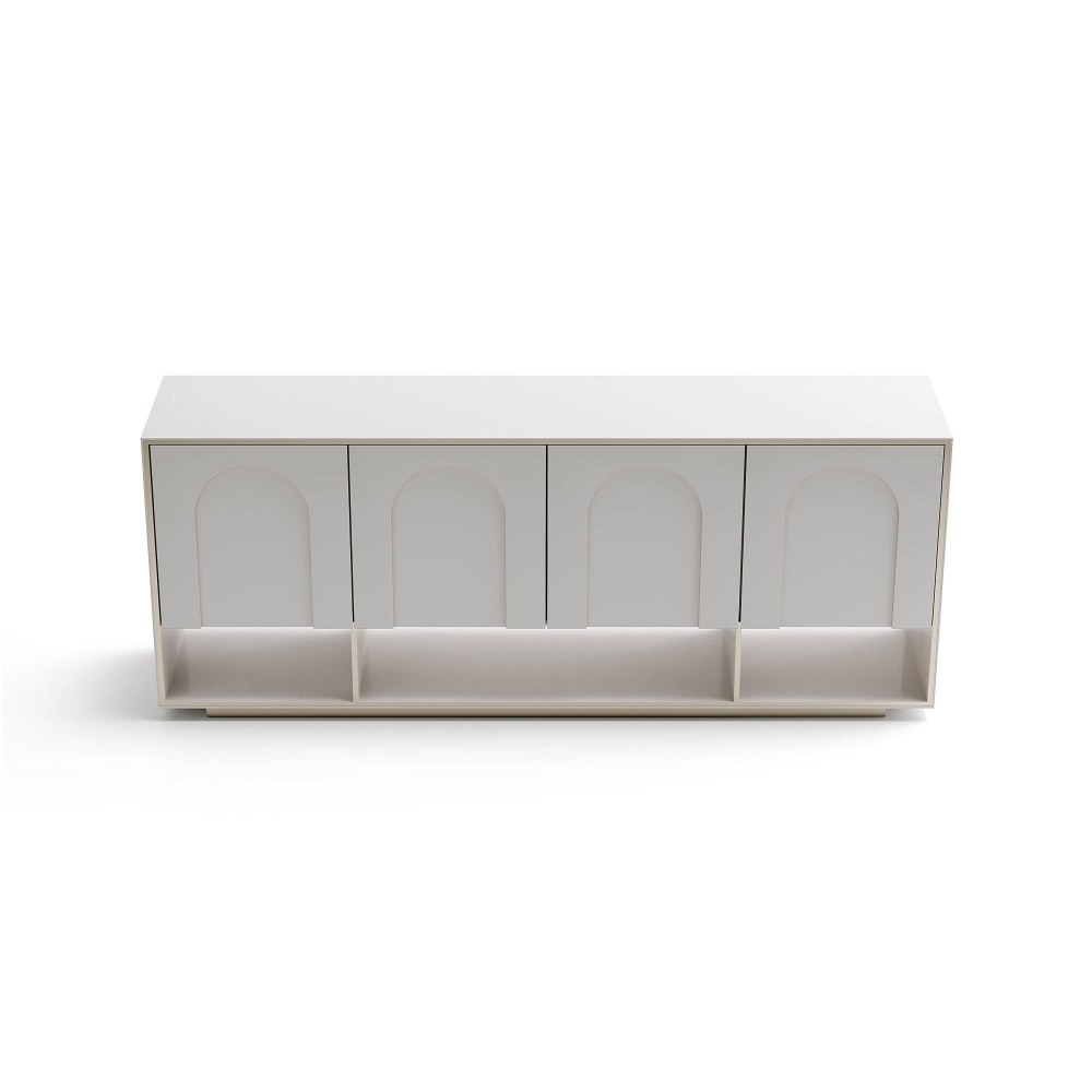 Capital Palladio Sideboard with matte lacquered metal arches