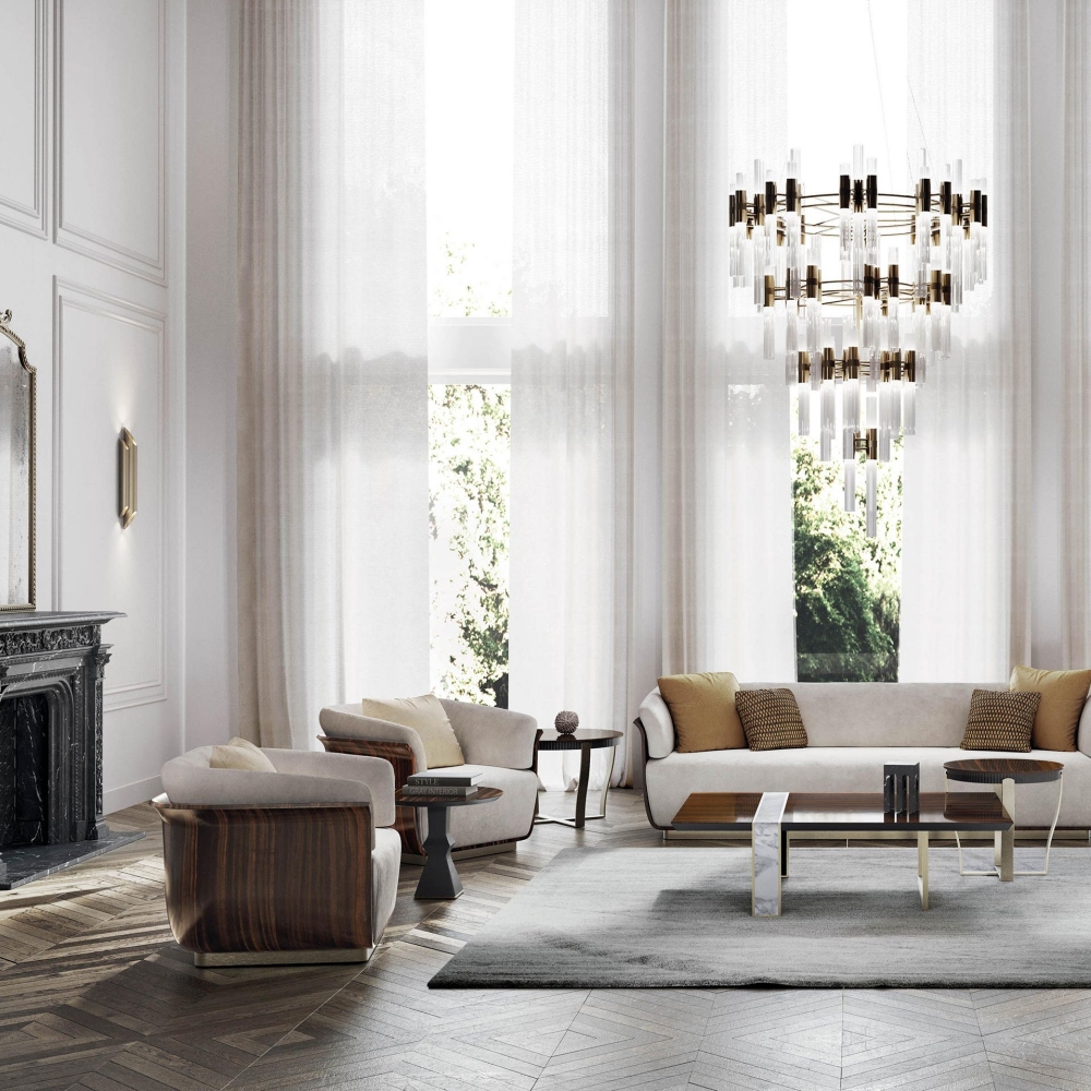 Capital Poltrona Allure con scocca esterna in essenza