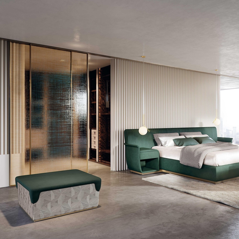 Capital Pouf quadrato Majestic