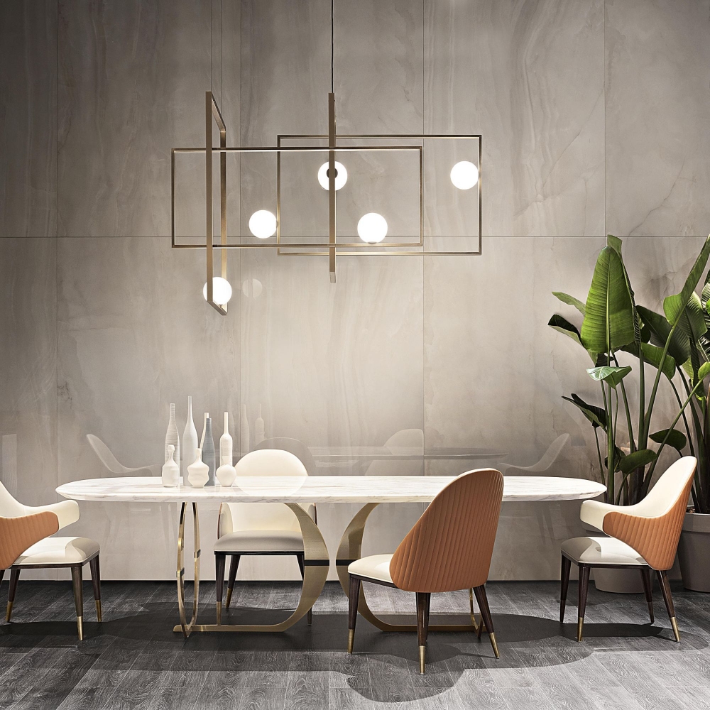 Capital Tavolo ovale Convivio 280x120x76h cm