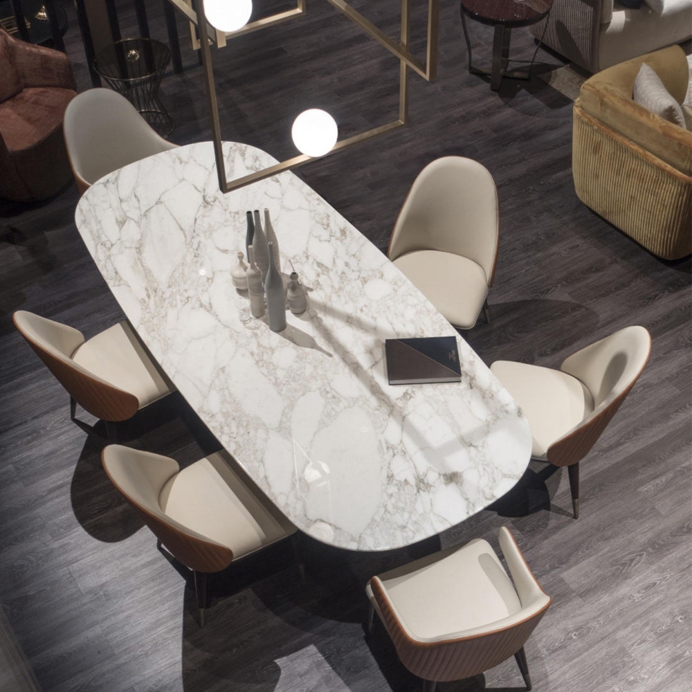 Capital Tavolo ovale Convivio 280x120x76h cm