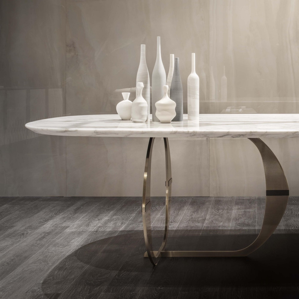 Capital Tavolo ovale Convivio 280x120x76h cm