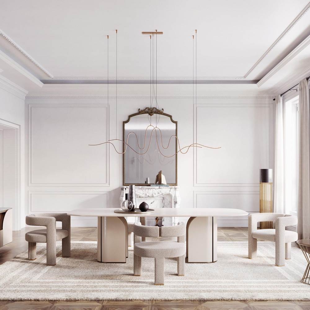 Capital Duna Oval Table 280x120x77h cm