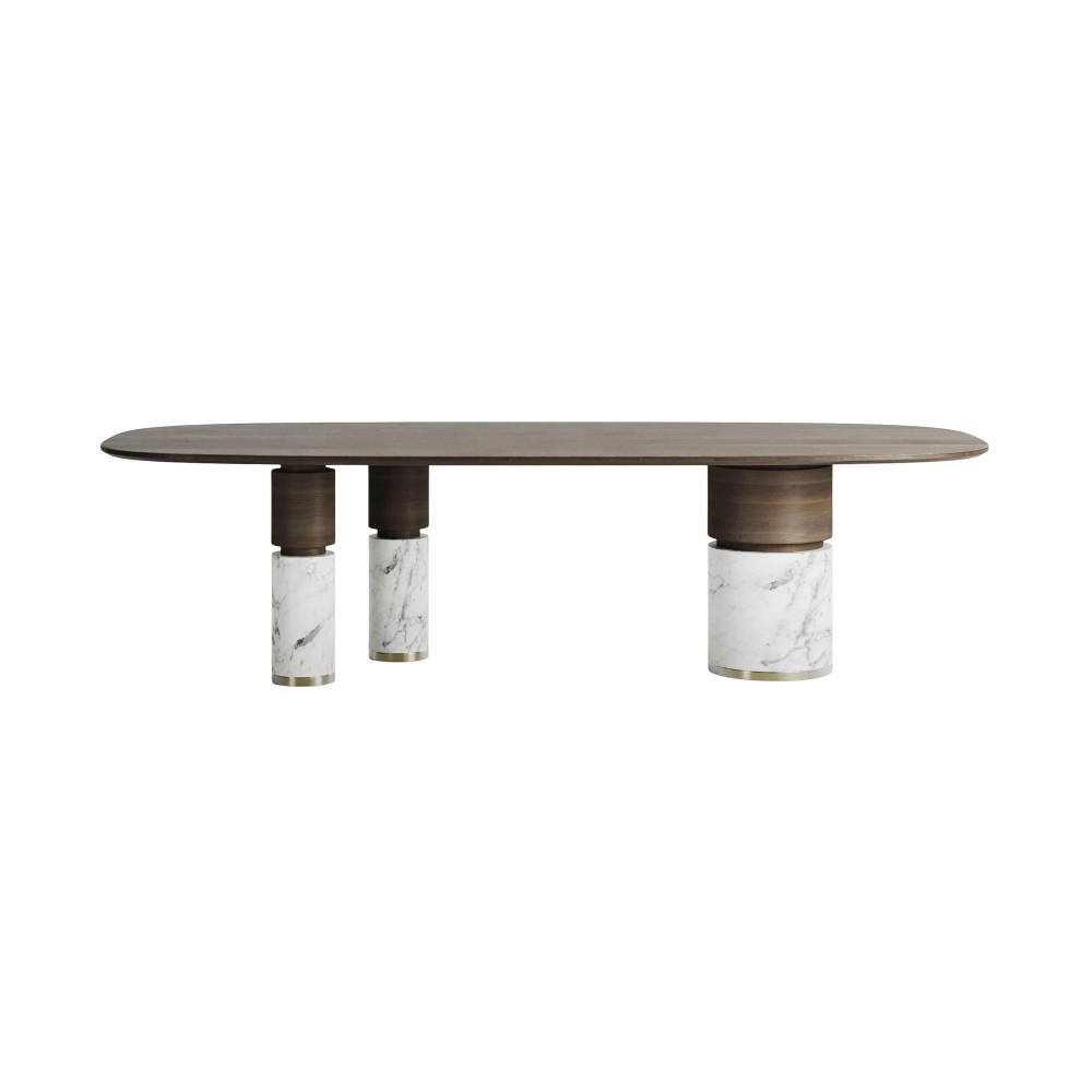Capital Loïc Oval Table 280x120x75h cm