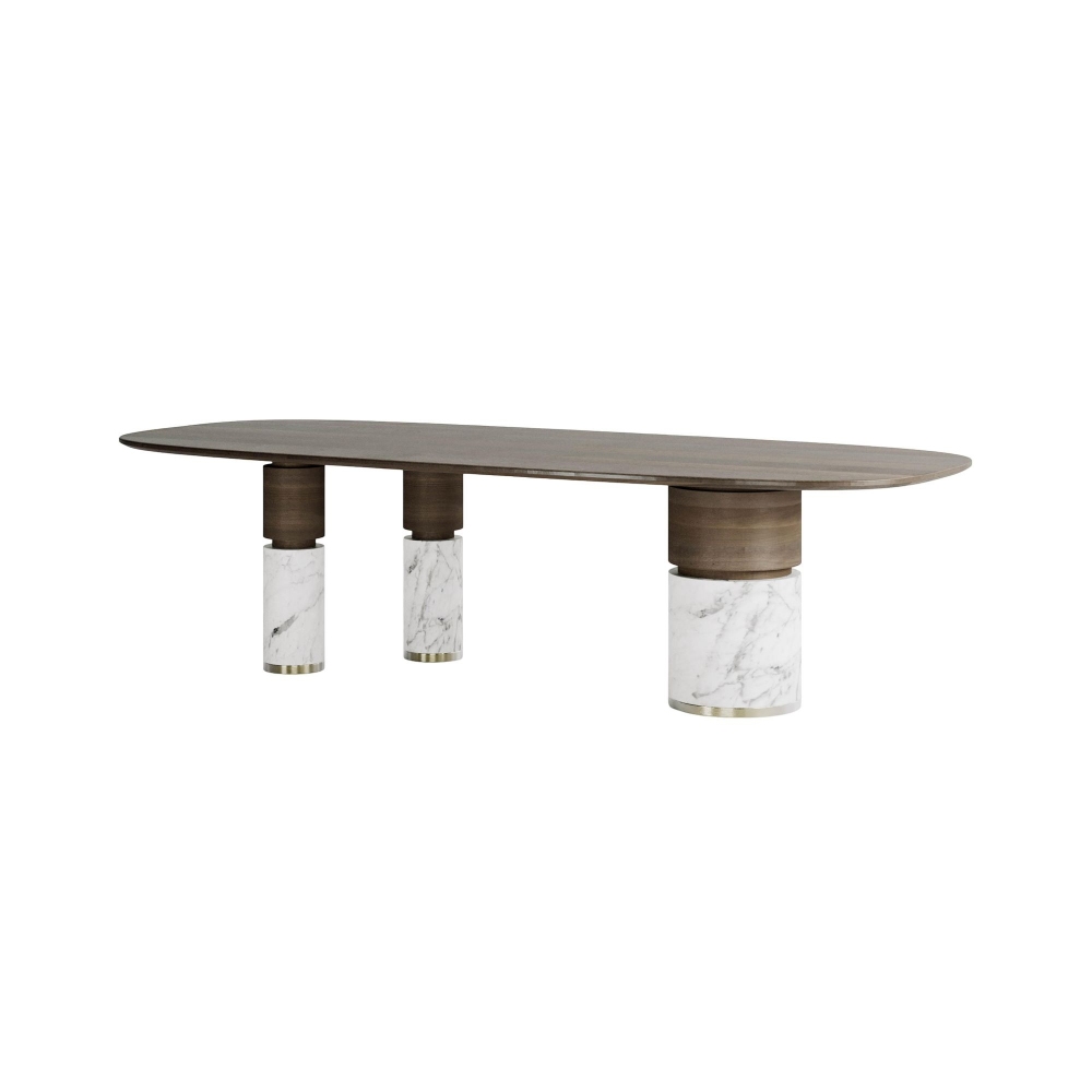 Capital Loïc Oval Table 280x120x75h cm