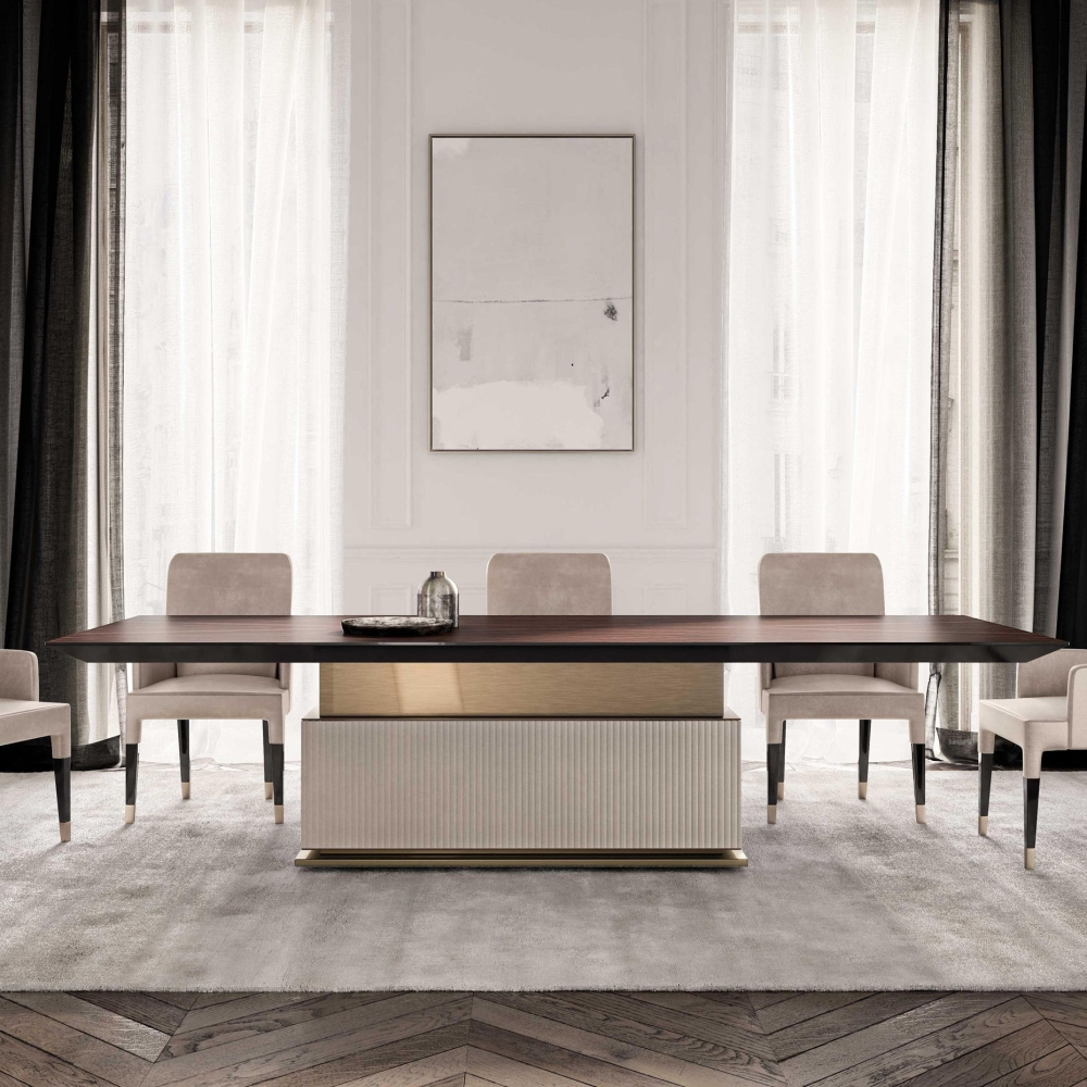 Capital Rock Rectangular Table 280x120x77h cm