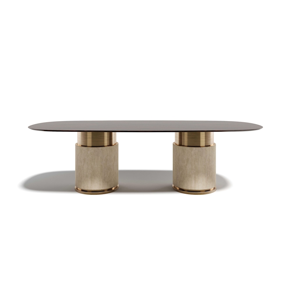 Capital Tavolo ovale Rock 280x120x75h cm