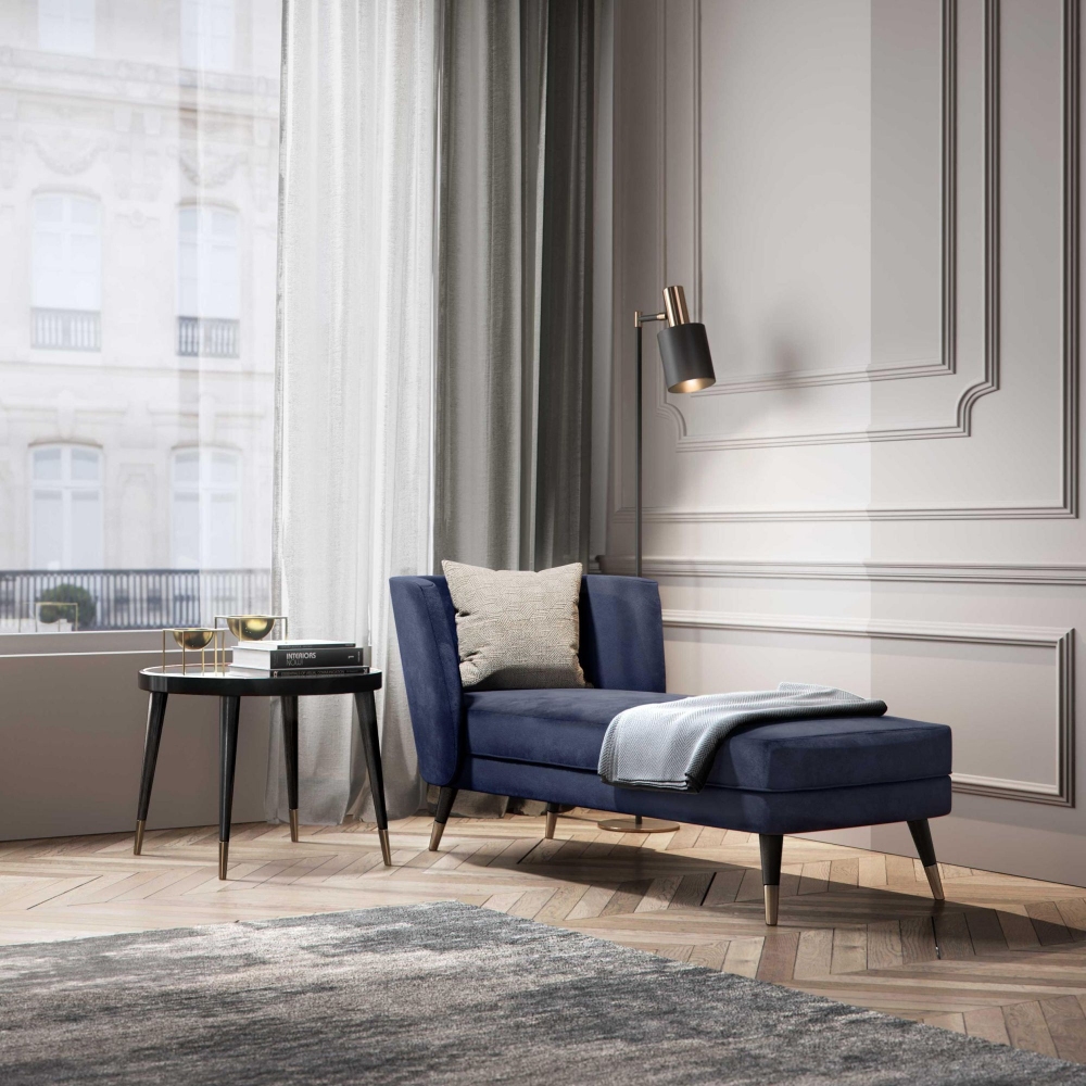 Capital Black Tie Coffee Table Ø70x55h cm