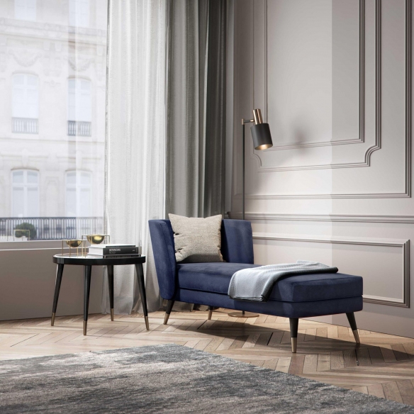 Capital Black Tie Coffee Table Ø90x45h cm