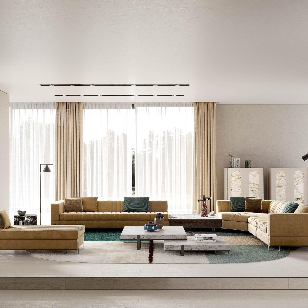 Capital Grand.23 Square Coffee Table 103x103x21h cm