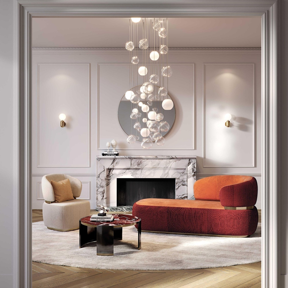 Capital Jewels Coffee Table Ø90x42h cm