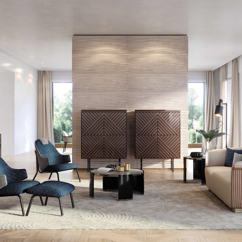 Capital Tavolino Jewels Ø90x42h cm