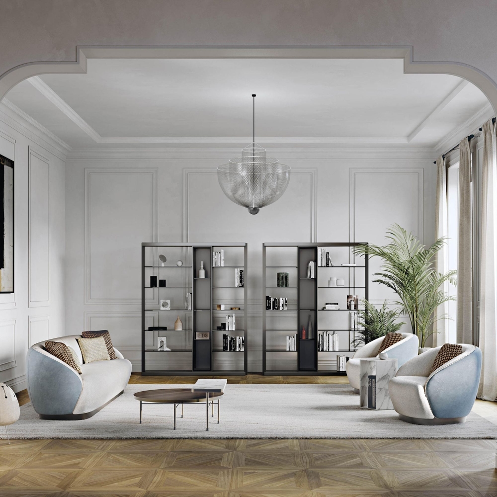 Capital Tavolino Parure 90x90x40h cm