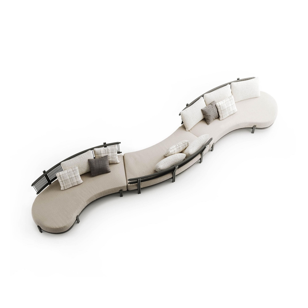Atmosphera Loto outdoor central sofa module