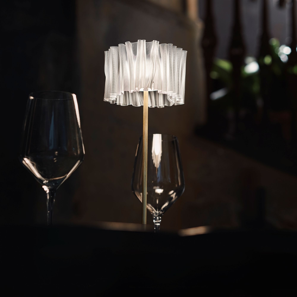 Slamp Lampada da tavolo ricaricabile Accordéon Battery