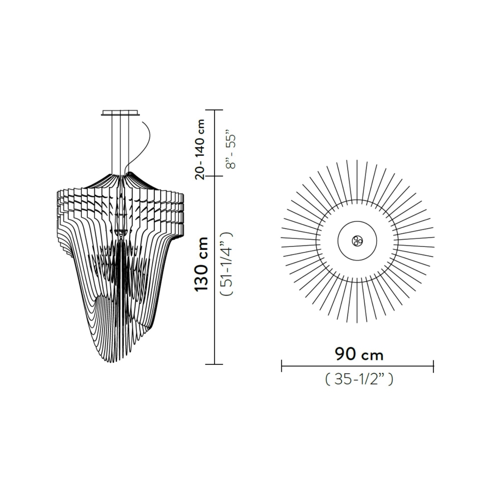 Slamp Aria XL Pendant Lamp
