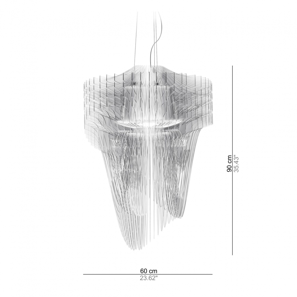 Slamp Lampada a sospensione Aria Medium