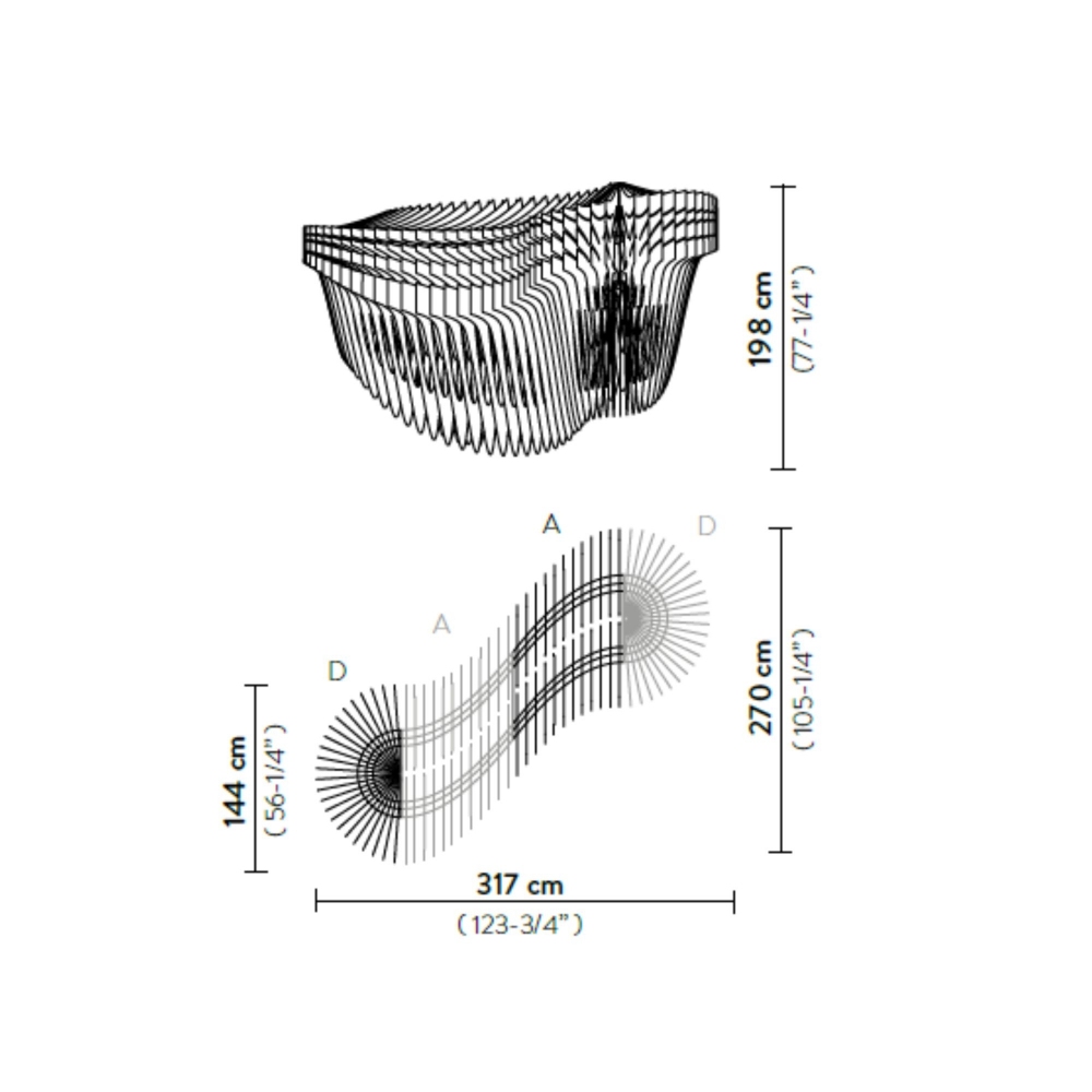 Slamp  Aria Infinita Pendant Lamp - Composition 1