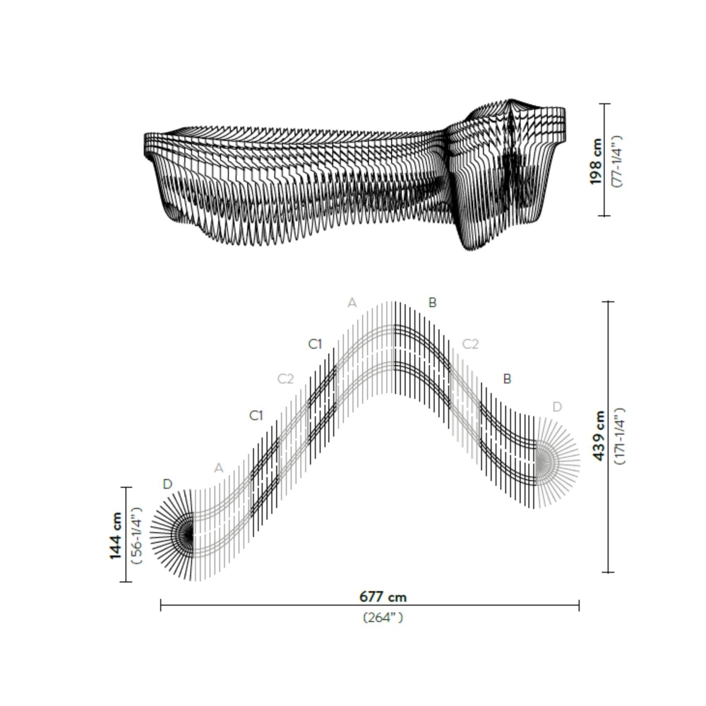 Slamp Aria Infinita Pendant Lamp - Composition 3