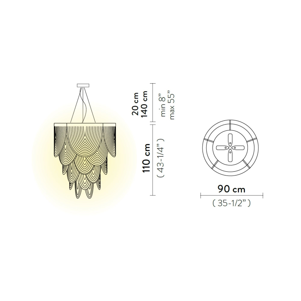 Slamp Ceremony Large Pendant Lamp