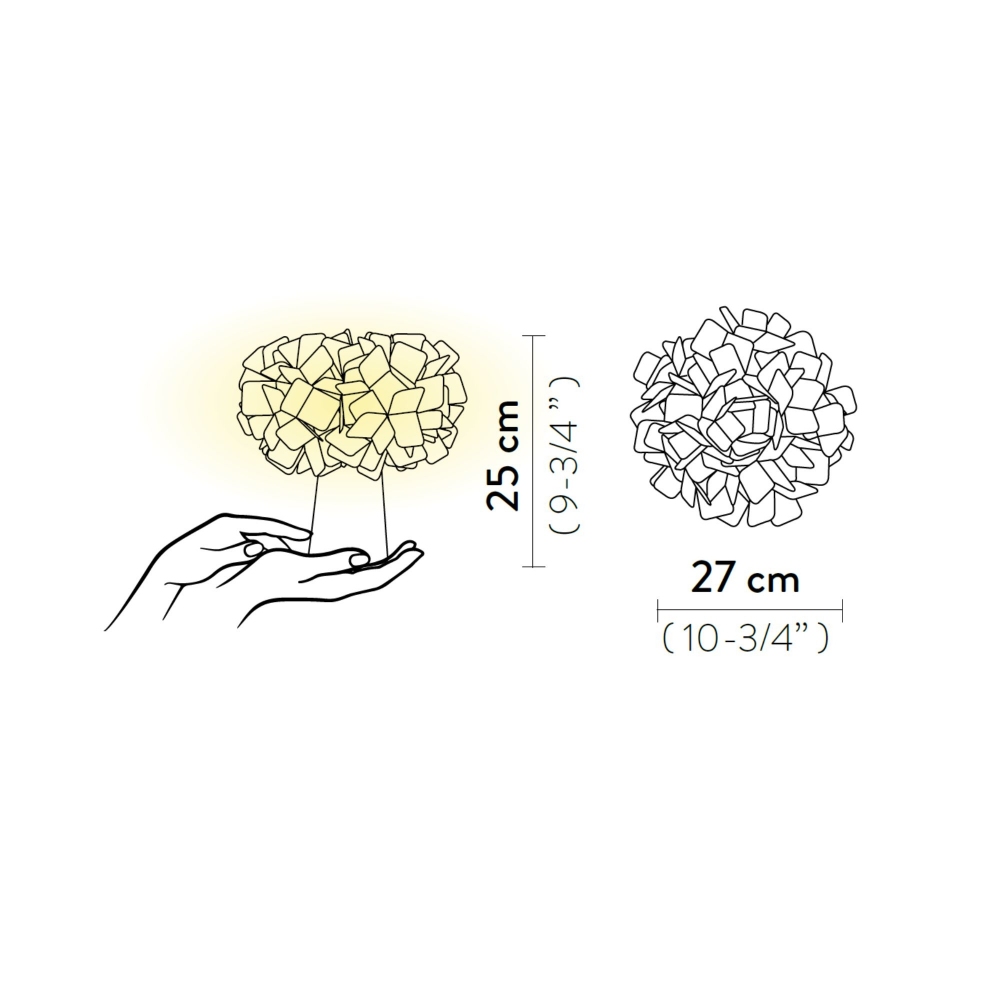 Slamp Clizia Battery Rechargeable Table Lamp