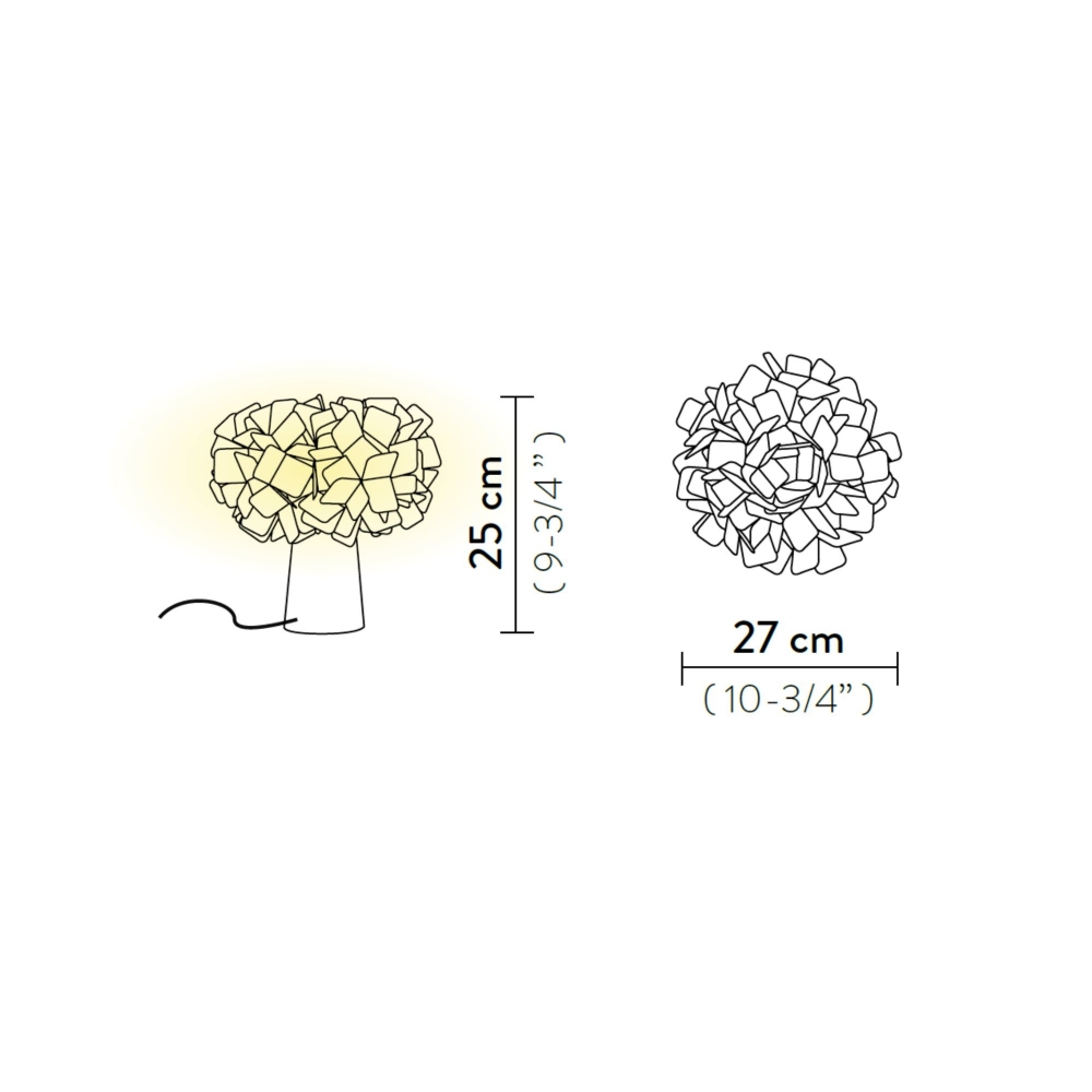 Slamp Lampada da tavolo Clizia