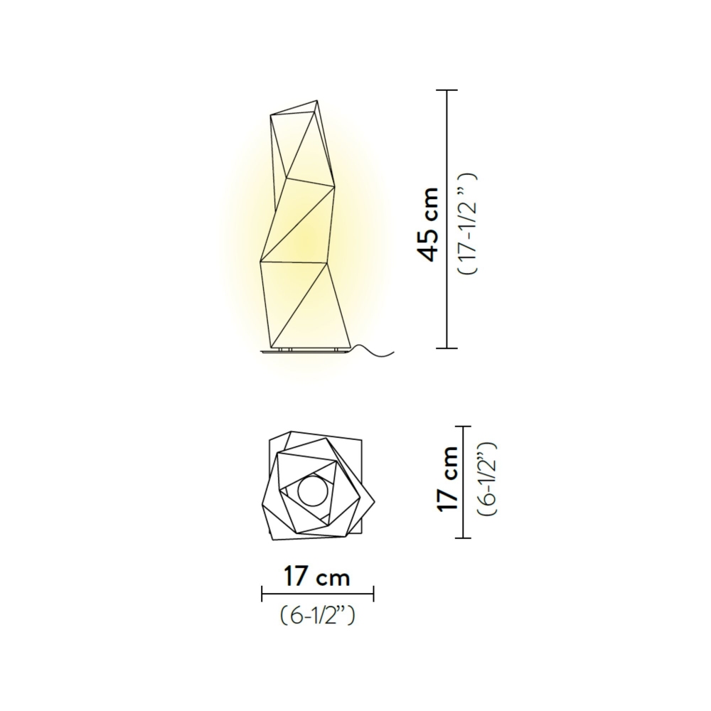 Pronta Consegna - Slamp Lampada da tavolo Diamond