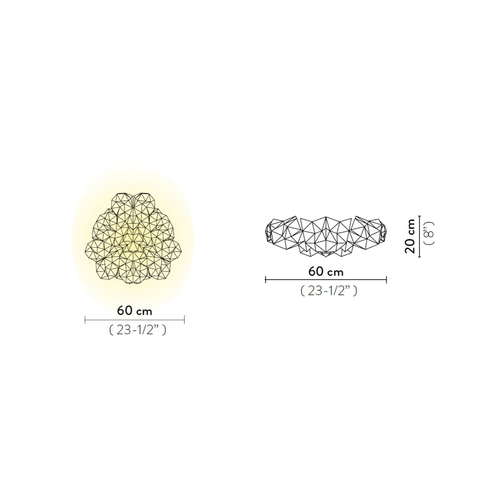 Slamp Drusa Wall/Ceiling Lamp