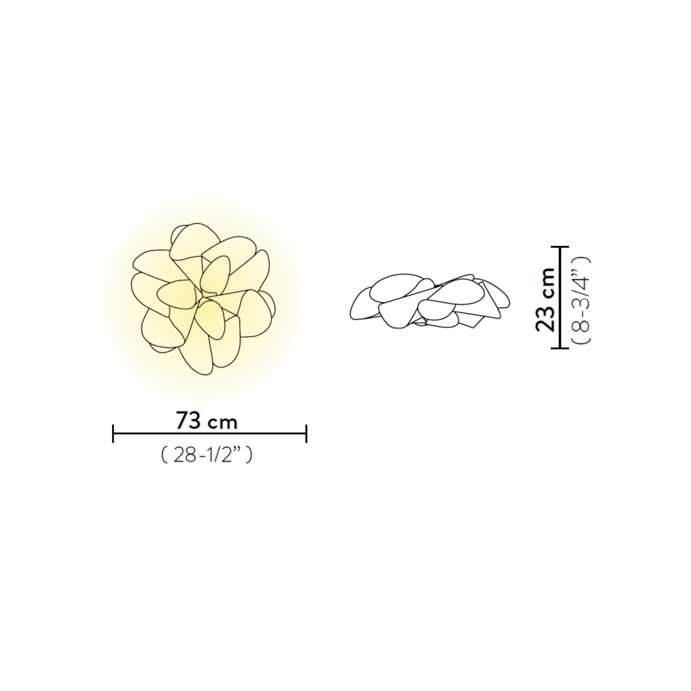 Slamp Lampada da parete/soffitto La Belle Étoile