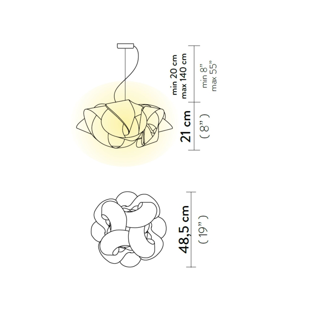 Slamp Fabula Medium Pendant Lamp