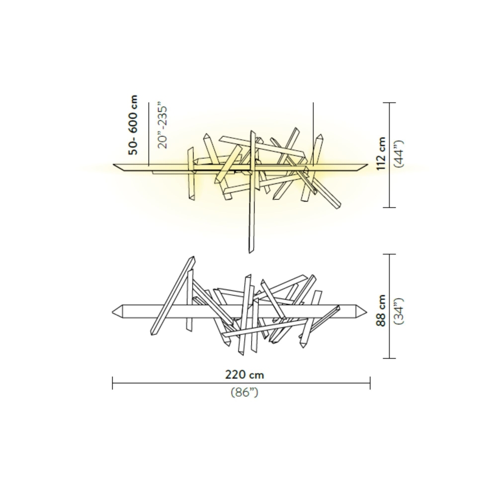 Slamp La Traviata 220 Pendant Lamp