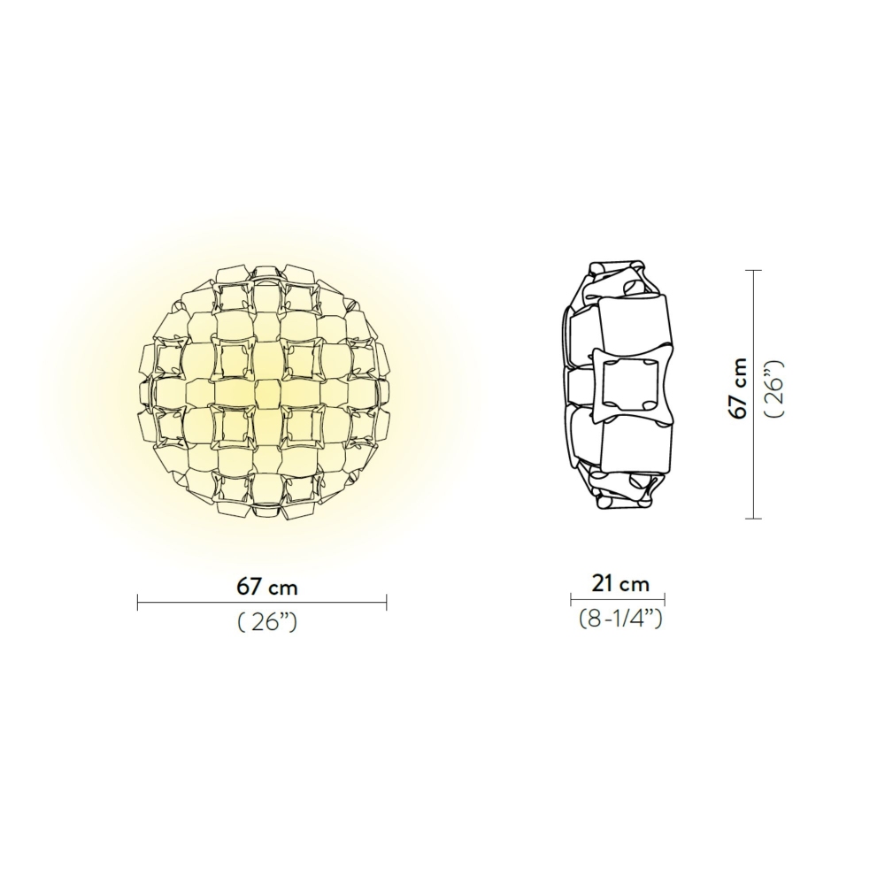 Slamp Mida Large Wall/Ceiling Lamp