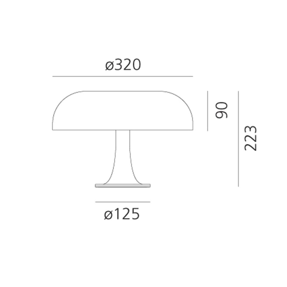 Artemide Lampada da tavolo Nessino
