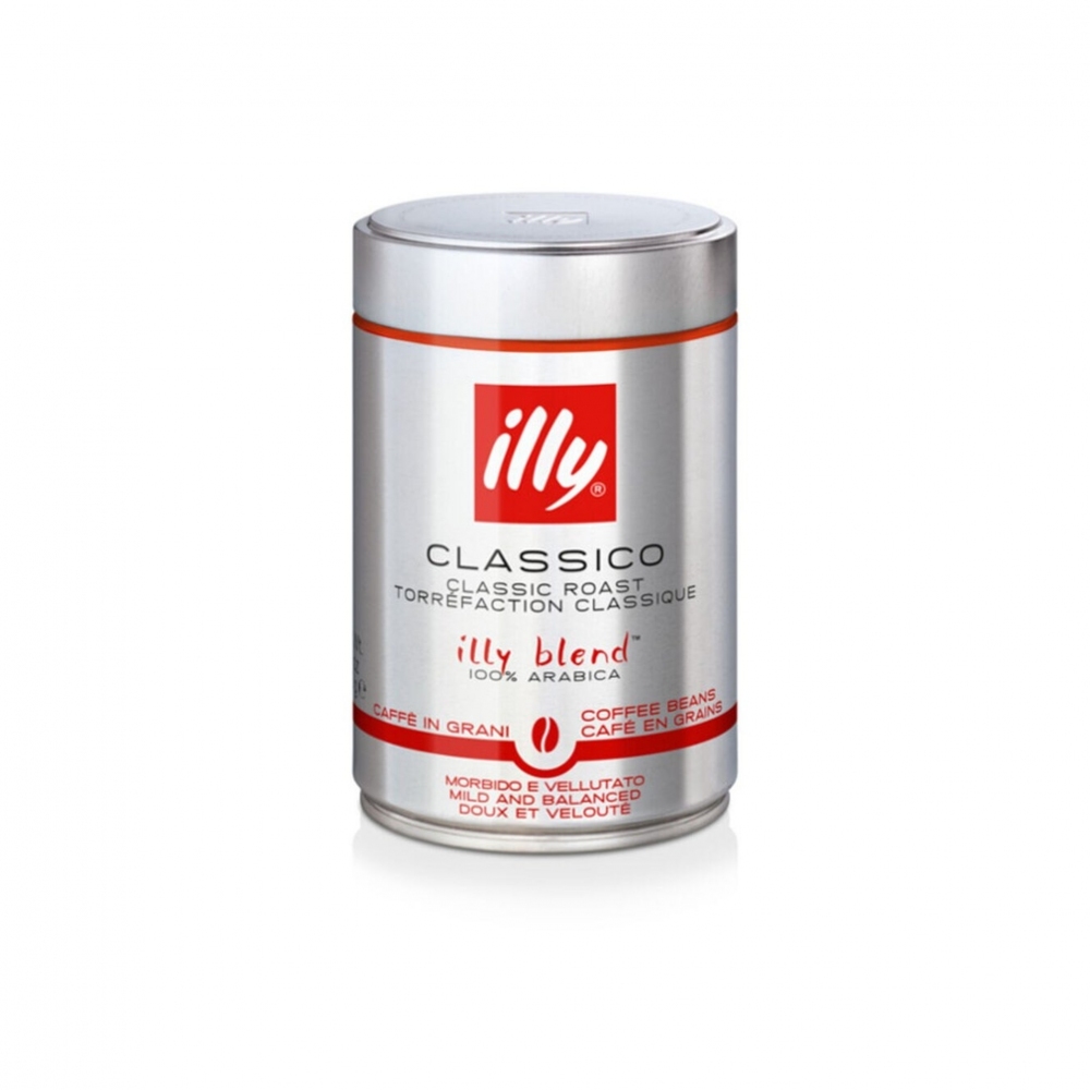 Illy 6 x 250g cans of Classico roasted coffee beans