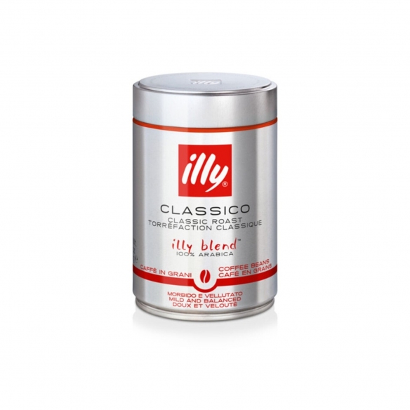 Illy 12 barattoli da 250 gr di caffè in grani tostato Classico
