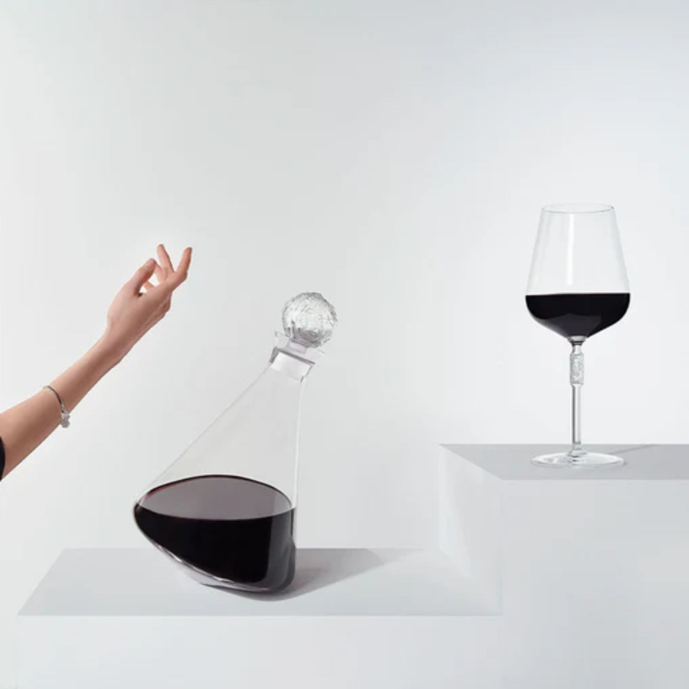 Lalique Merlot Glass