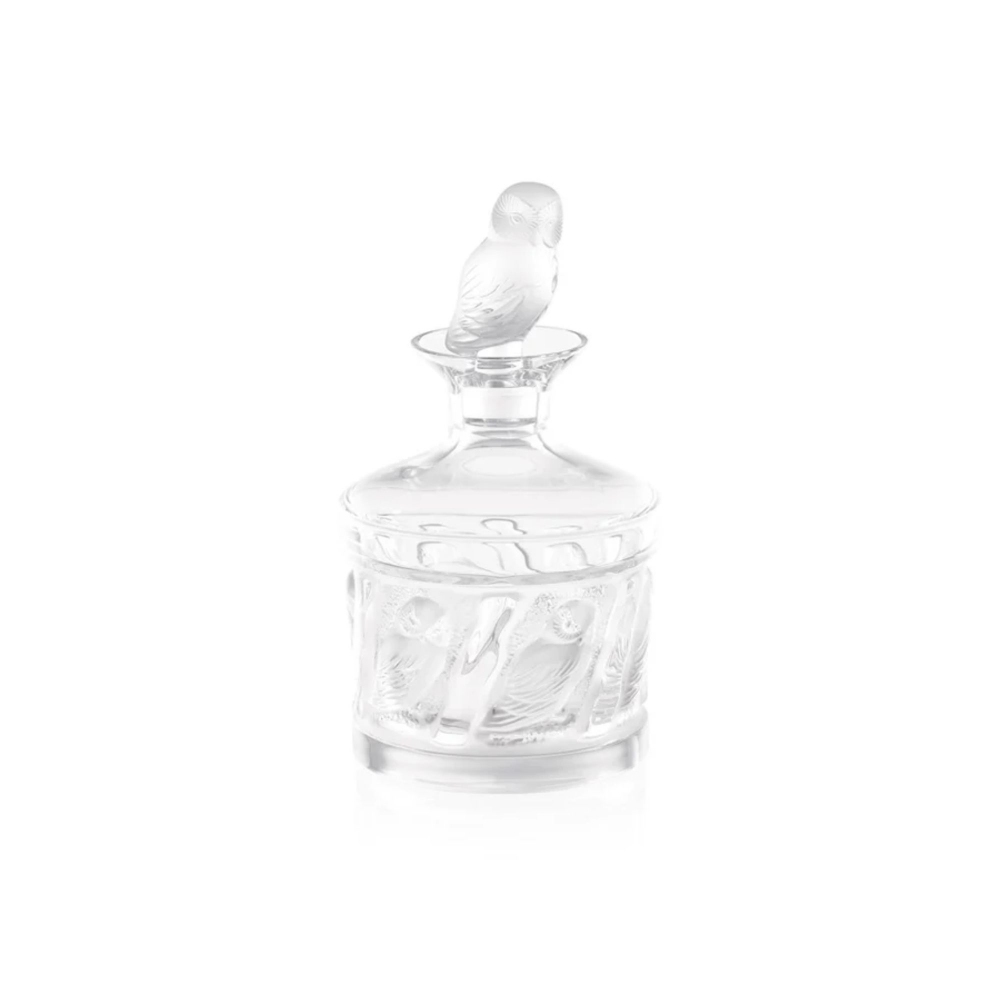 Lalique Decanter in cristallo Owl 85 cl