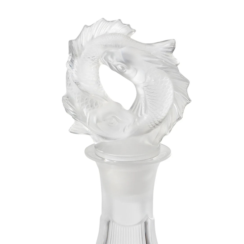 Lalique Decanter in cristallo 2 Poissons 150 cl - Edizione Numerata