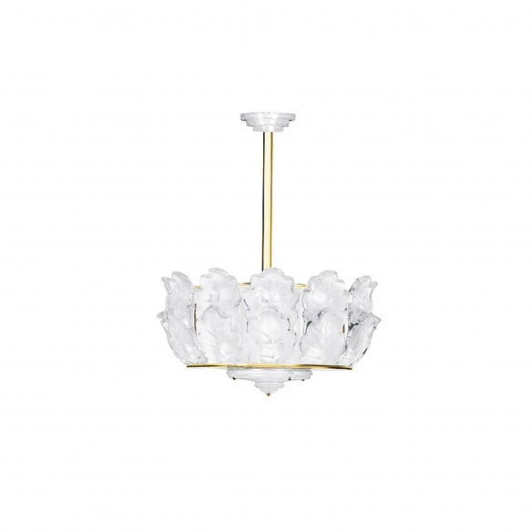 Lalique Chêne Chandelier - Gold Finish