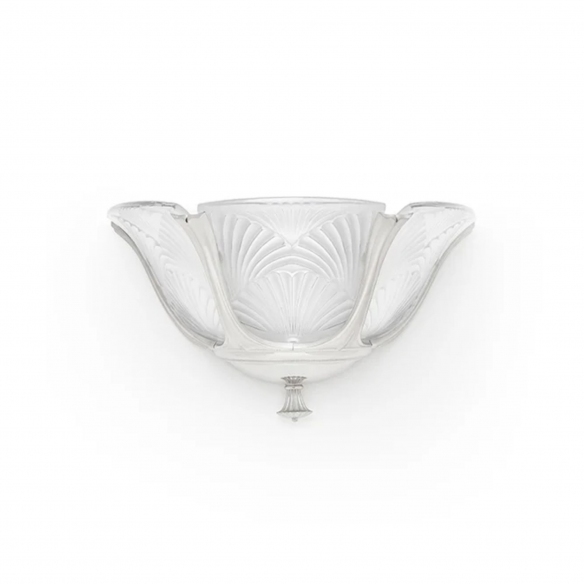 Lalique Lampada da parete in cristallo Ginkgo Medium